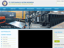 Tablet Screenshot of fortunarack.com